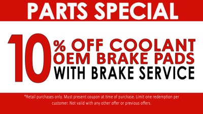 OEM Brake Pads Special!